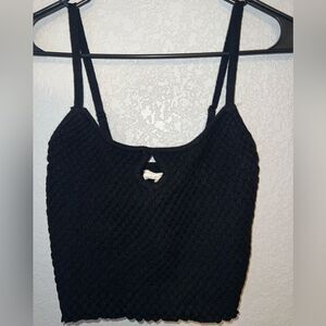 PAC SUN LA HEARTS CROPPED SWEATER TANK SIZE XTRA SMALL- NWT